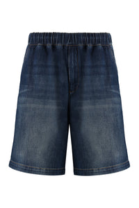 Denim bermuda shorts